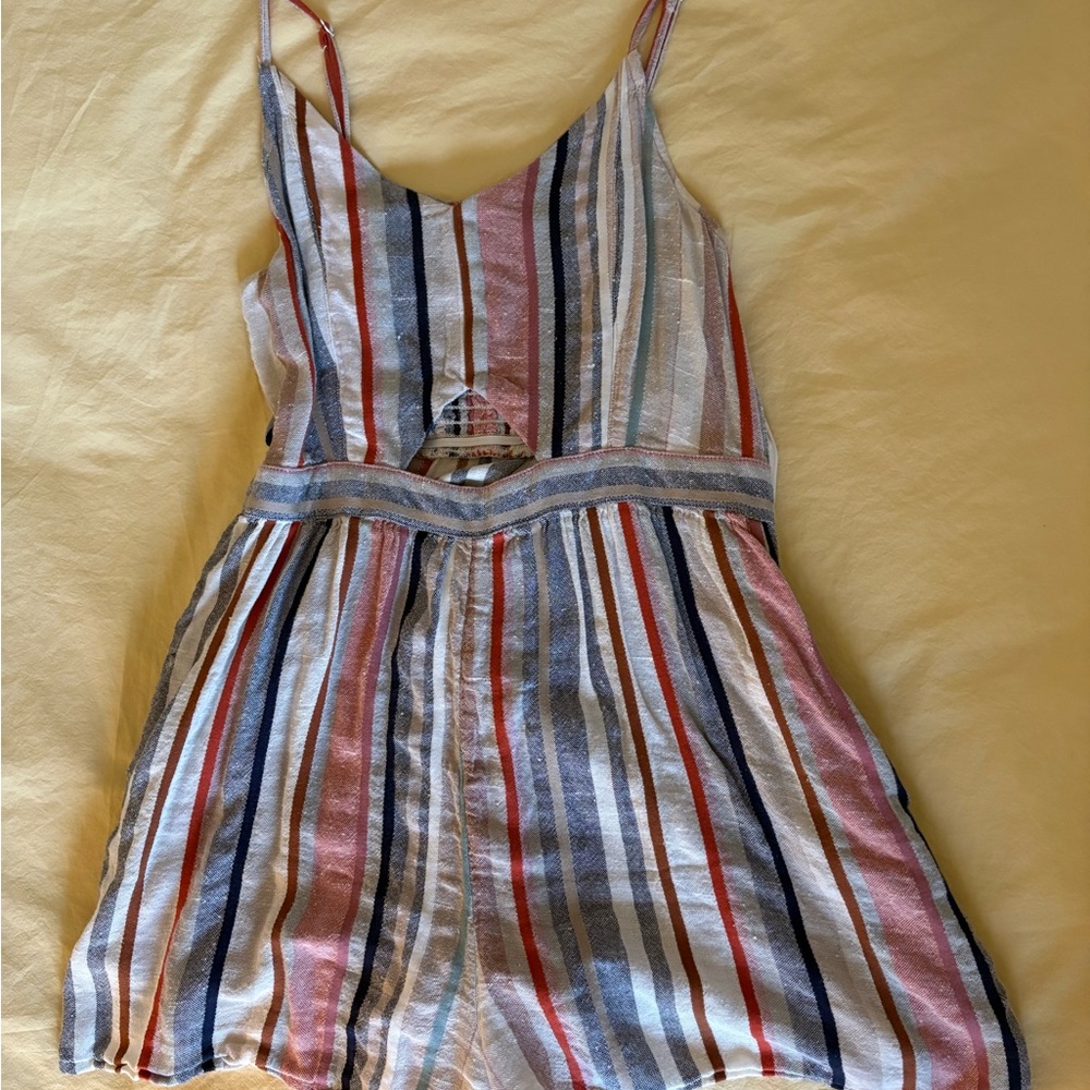 Striped Multicolor Women’s Romper
